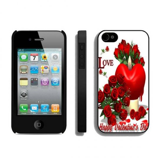 Valentine Happy Love iPhone 4 4S Cases BWO | Women - Click Image to Close